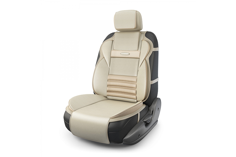 Чехлы на сиденье MULTI COMFORT MLT-320G BEIGE ортопедическая, экокожа (3шт)  AUTOPROFI фотография №1
