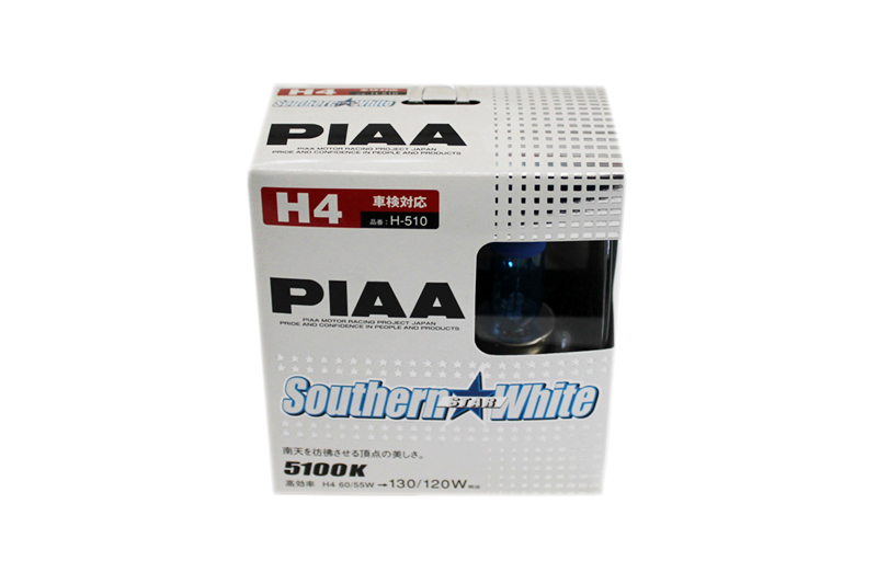 Лампа 12Vx60/55W H4 PIAA Southern Star White комплект фотография №1