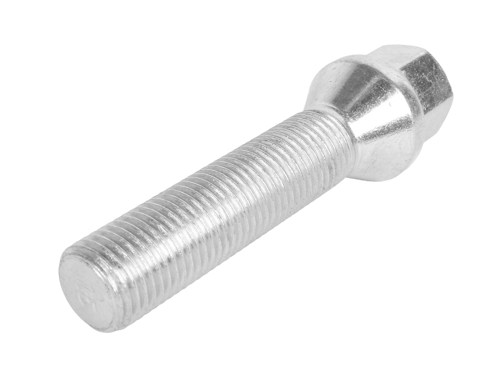 Болт колеса М14х1.5х55 конус, ключ 17 хром 1 штука фотография №3