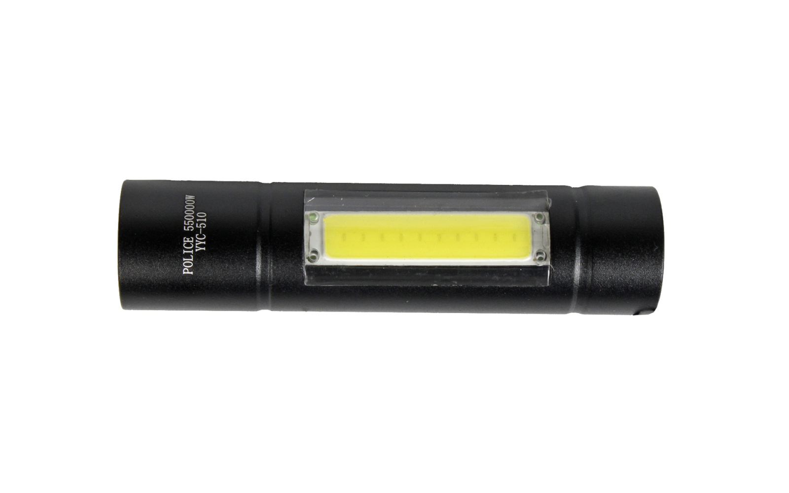 Фонарь ручной мини аккумуляторный с зарядкой от USB 510 с боковым светом YYC-510 фотография №1