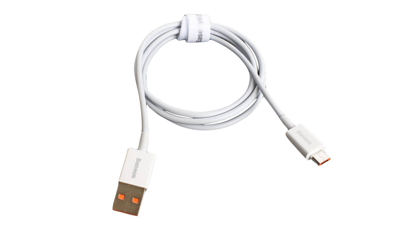 Кабель зарядный USB Baseus Micro 2A 1m white фотография №1