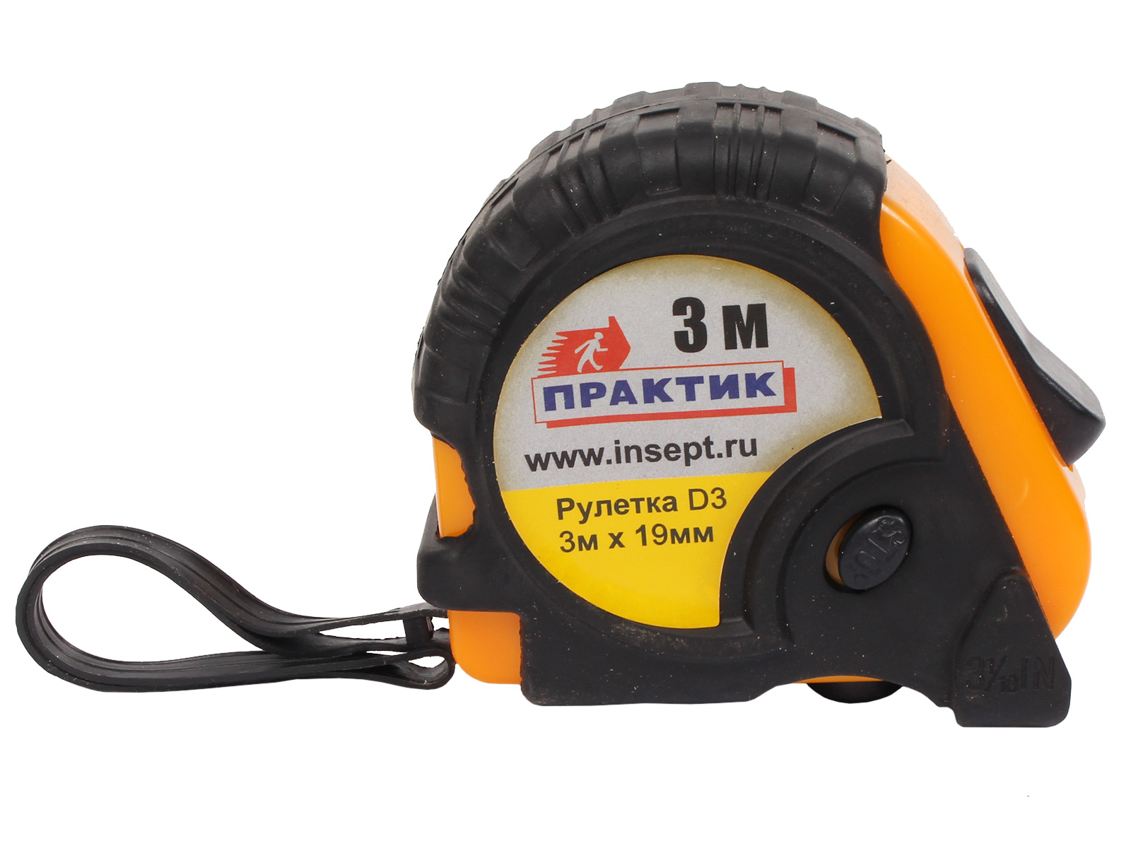 Рулетка 3м 19мм ПРАКТИК фотография №1