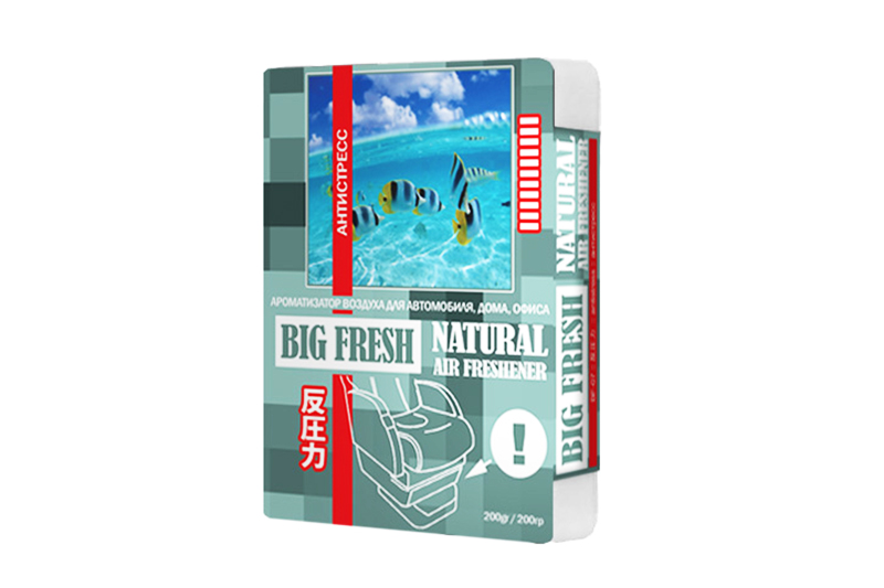 Освежитель воздуха BF-07 BIG FRESH (антистресс) гелевый 200гр FKVJP /1/40 фотография №1