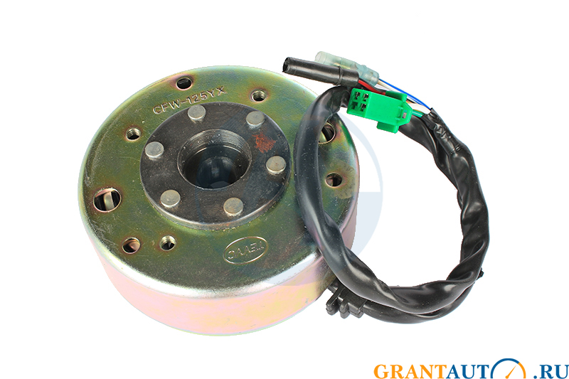 Магнето в сборе 152QMI 125/150cc 8кат.ротор+статор фотография №1