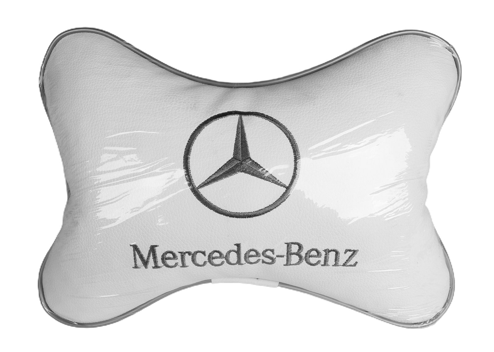 Подголовник косточка MERCEDES BENZ белые фотография №1