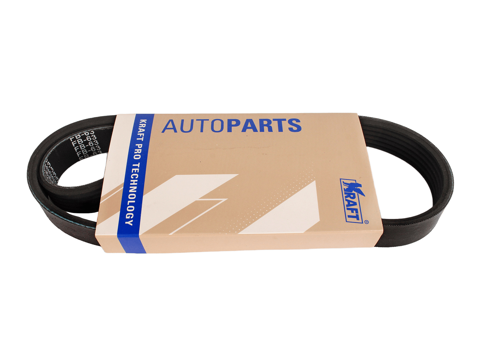 Ремень 823 генератора ВАЗ-2190 KRAFT 1118-1041020-07 фотография №4