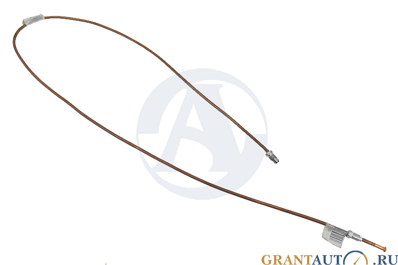 Трубка тормозная ГАЗ-3110 от тройника к з/прав.торм.медь WP-1666 фотография №1