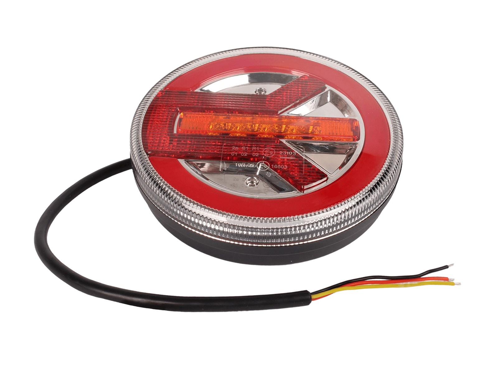 Фонарь задний универсальный 10-32V диодный круглый SST-140208PSD-U фотография №2