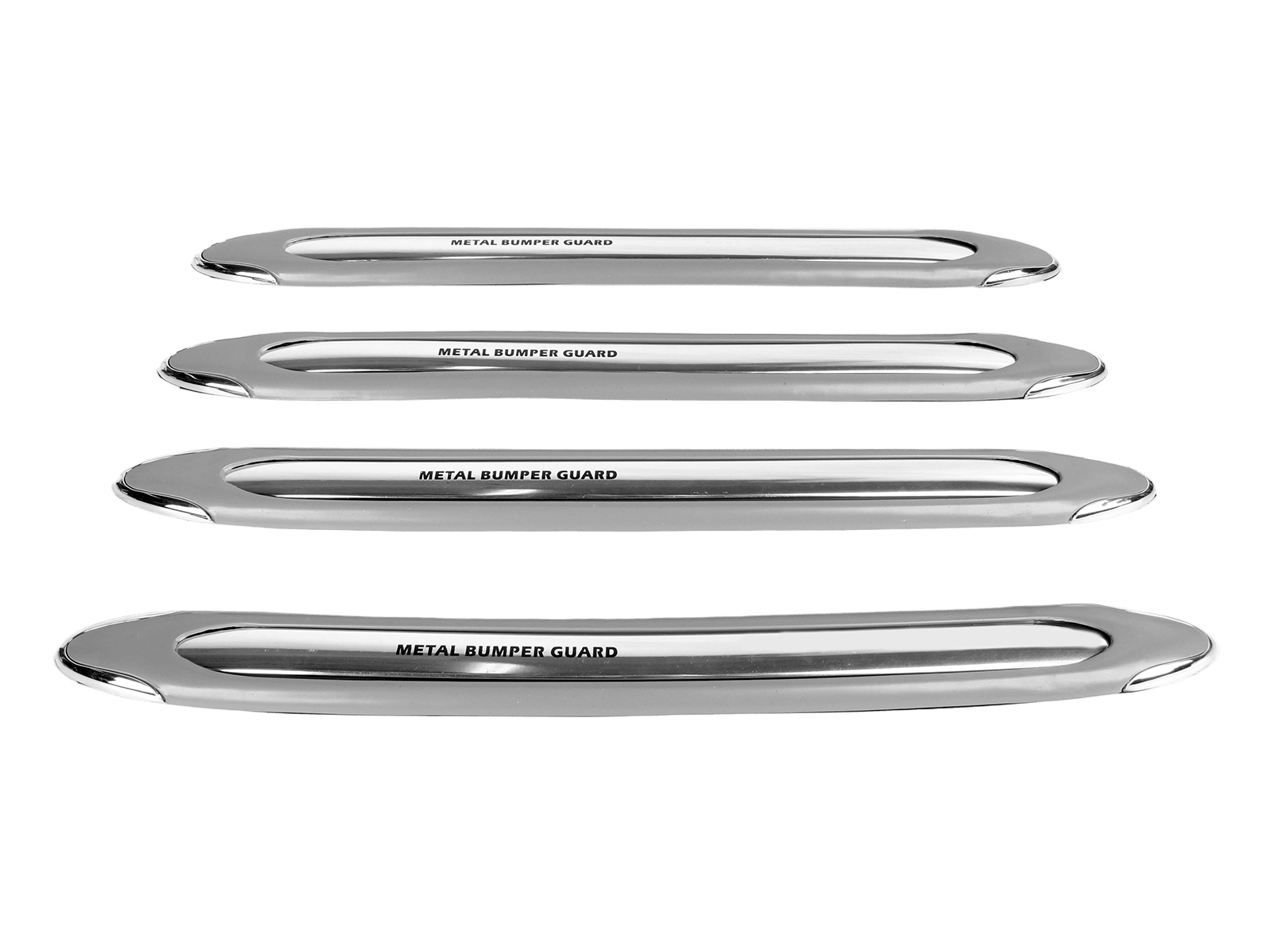 Накладка на бампер HJ-3067GY хром серебро комплект фотография №1