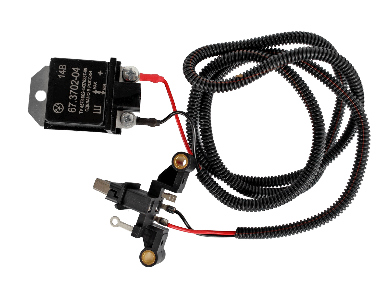 Реле регулятор напряжения ВАЗ, ГАЗ, УАЗ генератора 4052.3701, 409.3701 ЭНЕРГОМАШ фотография №1