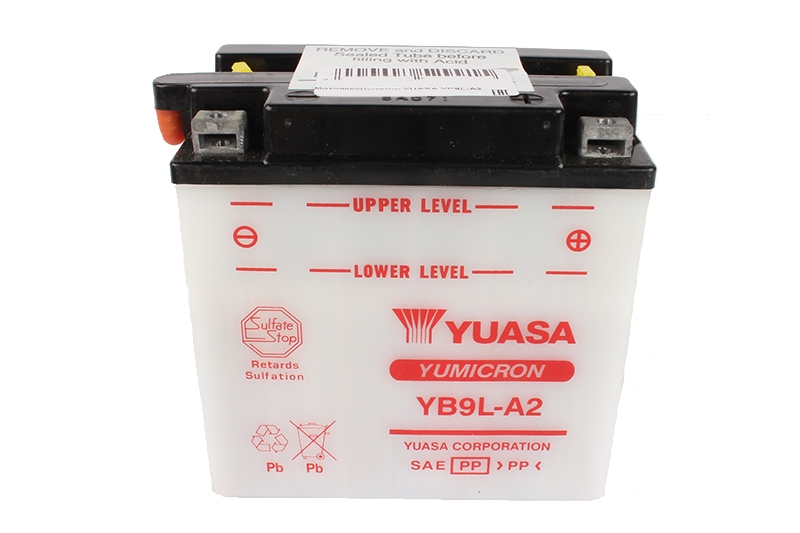 Мотоаккумулятор YUASA YB9L A2 фотография №1