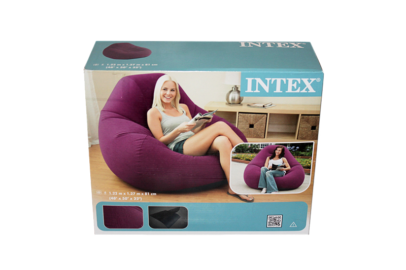 Надувное кресло Intex 68584 Deluxe Beanless