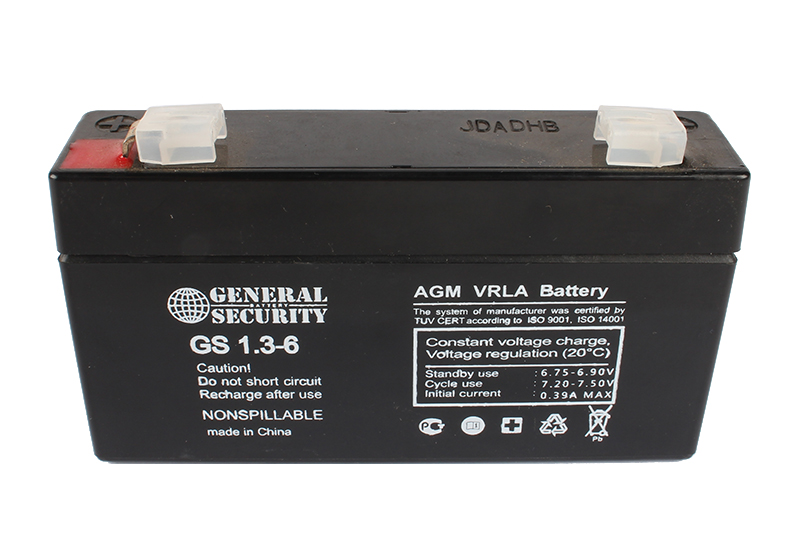 Промышленная аккумуляторная батарея General Security GS 6-1.3 фотография №1