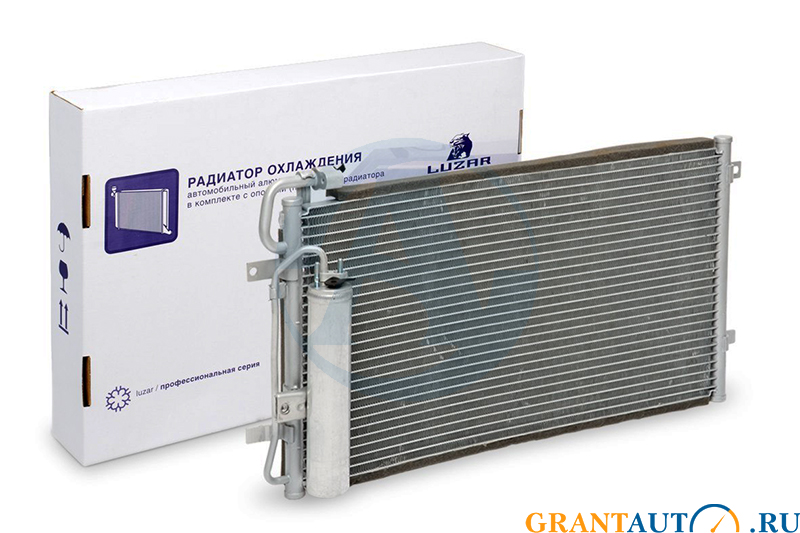 Радиатор ВАЗ-2190 кондиционера с ресивером LUZAR LRAC 0190 фотография №1
