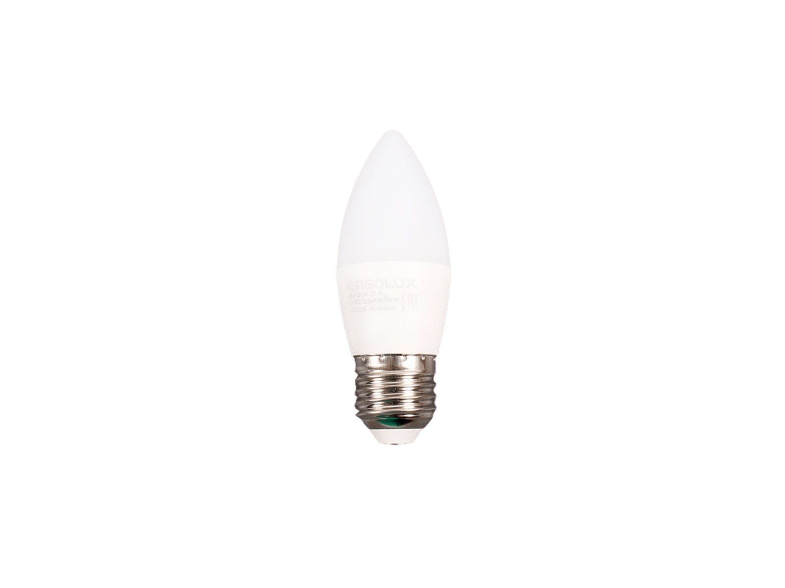 Лампа светодиодная Ergolux LED-C35-9W-E27-6K Свеча фотография №1
