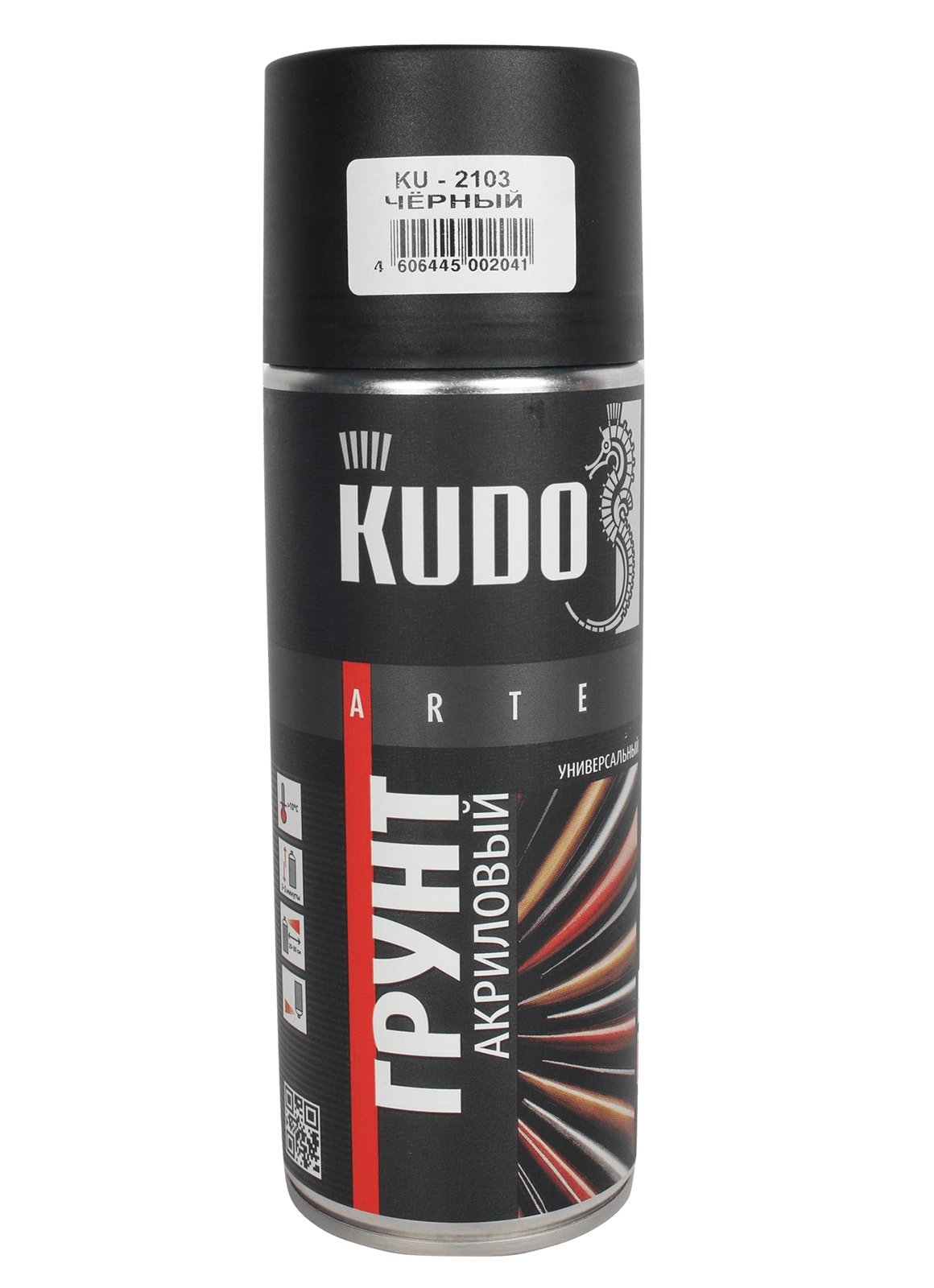 Грунт акриловый черный 520мл KUDO фотография №1