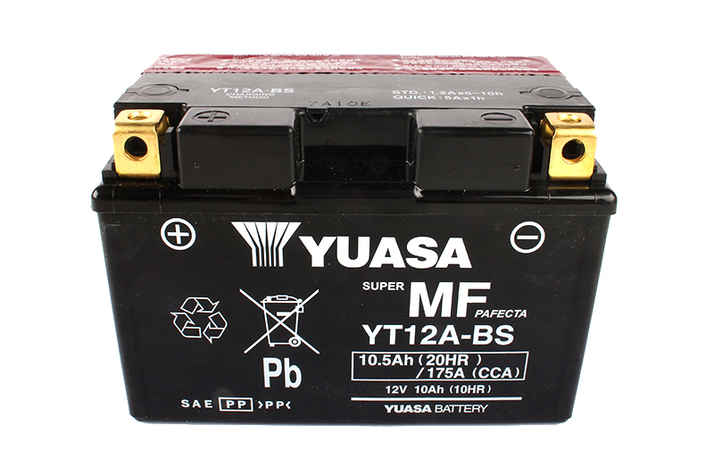 Мотоаккумулятор YUASA YT12A-BS фотография №3