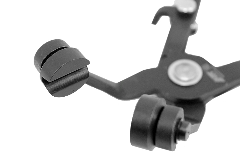 Съемник хомутов с фиксатором клещи изогнутые JTC фотография №3