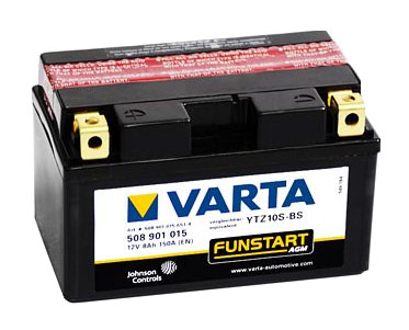 Аккумуляторная батарея VARTA белая TTZ10S-BS 6СТ8 * 508 901 015 фотография №1