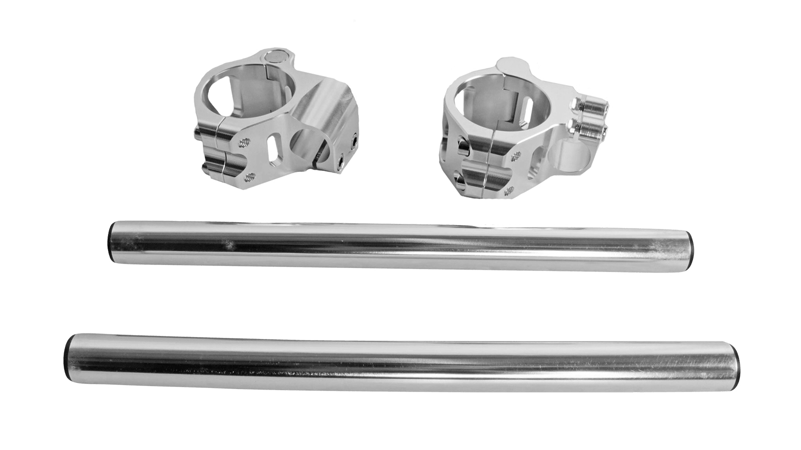 Клипоны для мотоцикла вилка 52мм silver фотография №1