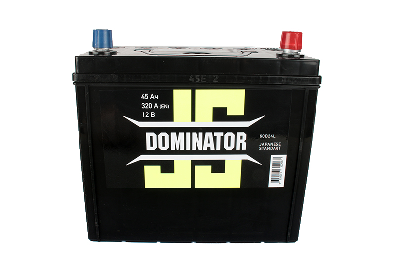 Аккумуляторная батарея DOMINATOR 6СТ45 азия обратная B24L//1100хБ фотография №1