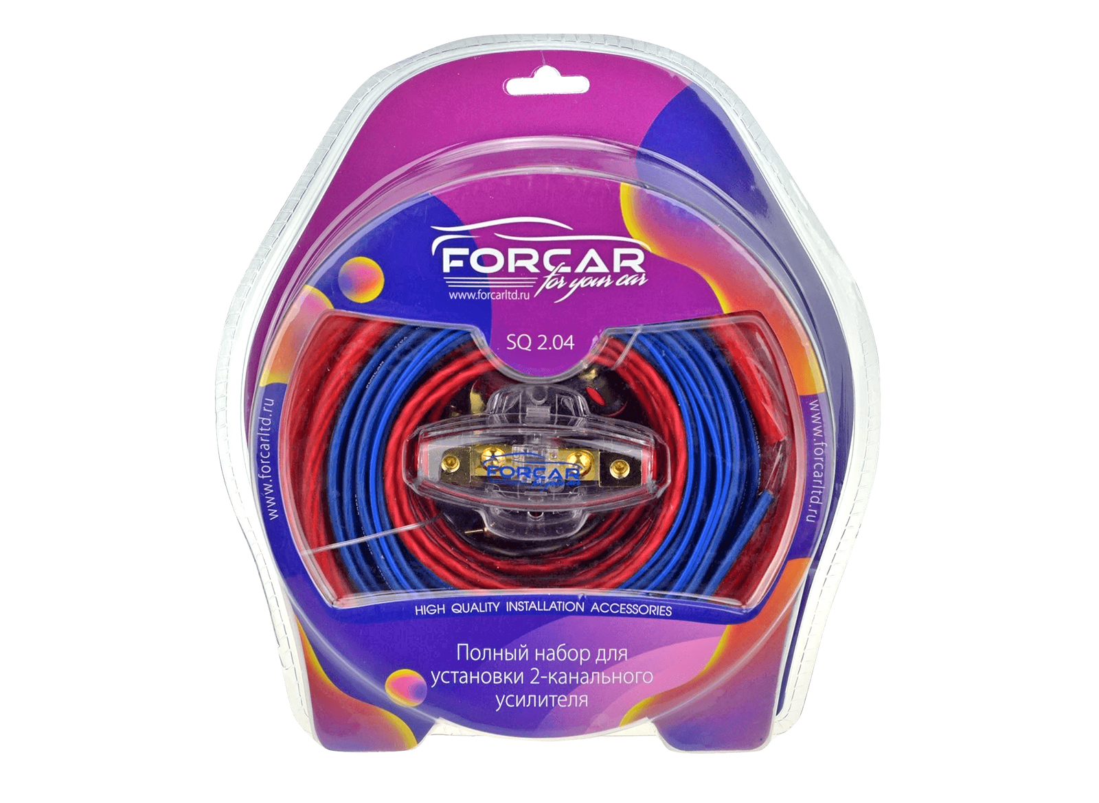 Набор FORCAR для подключения усилителя SQ 2.04 комплект фотография №2