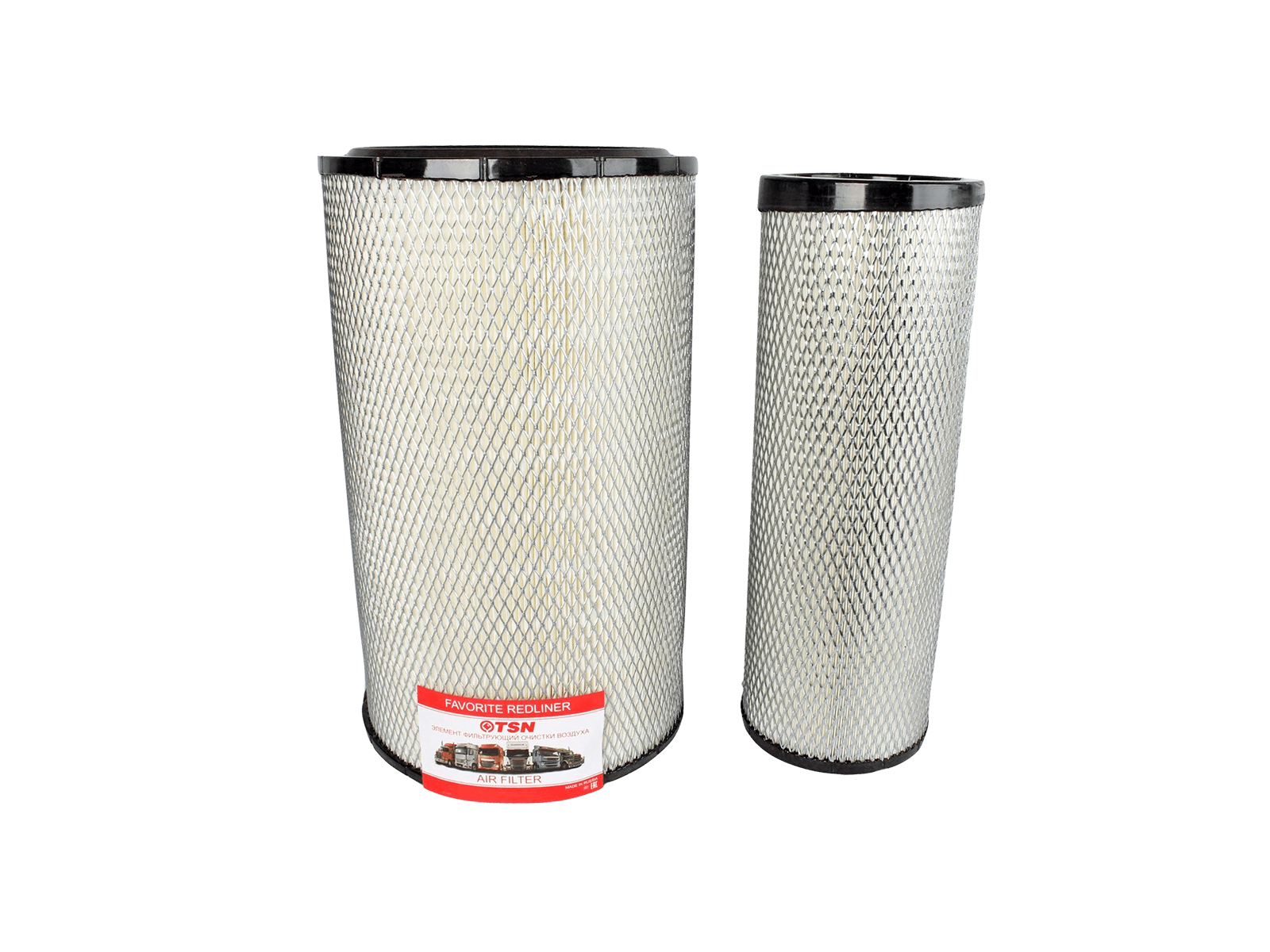 Элемент фильтрующий КАМАЗ-ЕВРО-3 воздушный 2 штуки комплект RAIDER фотография №1