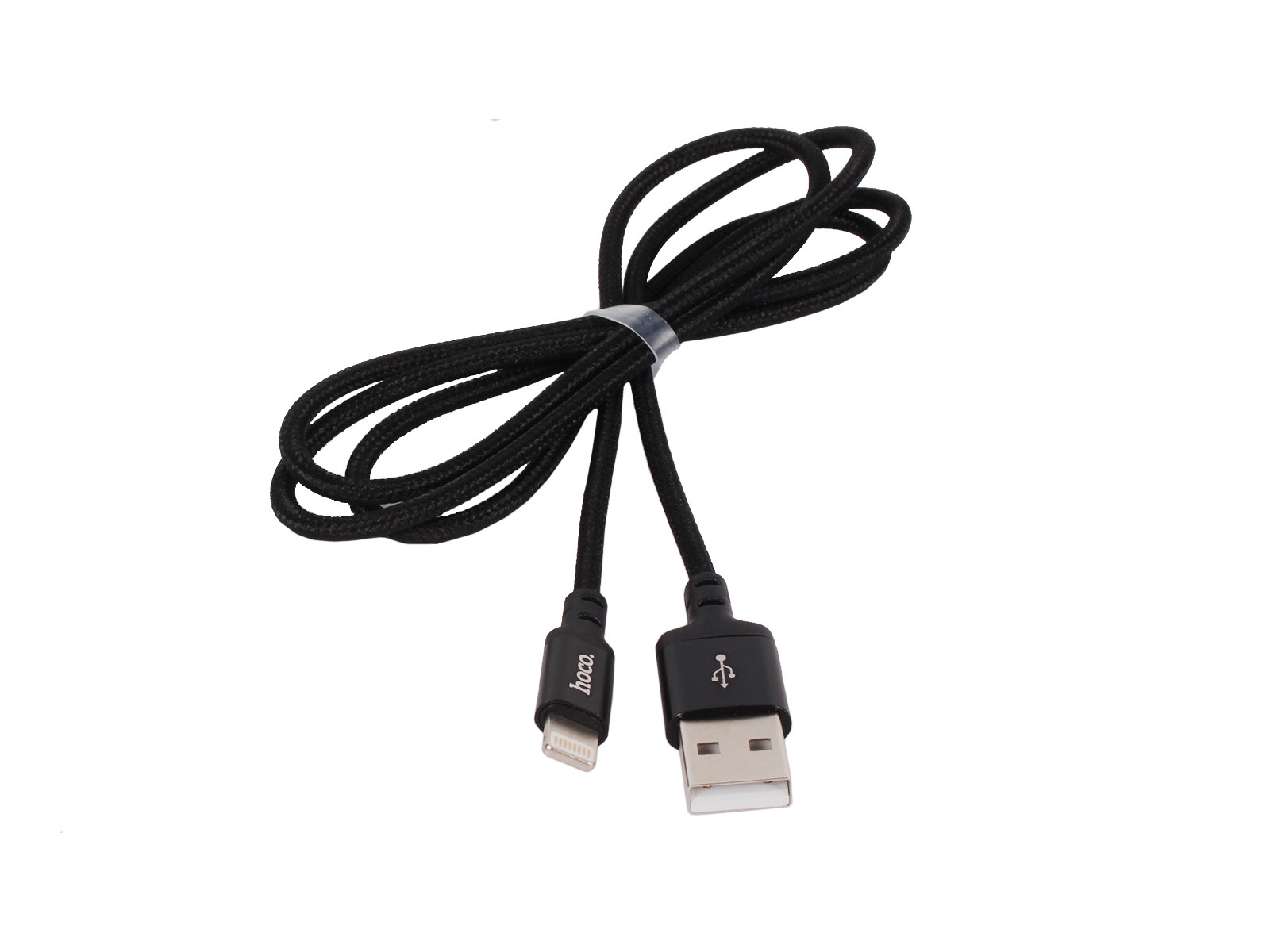 Кабель USB HOCO X14 USB-Lightning 1м черный фотография №1