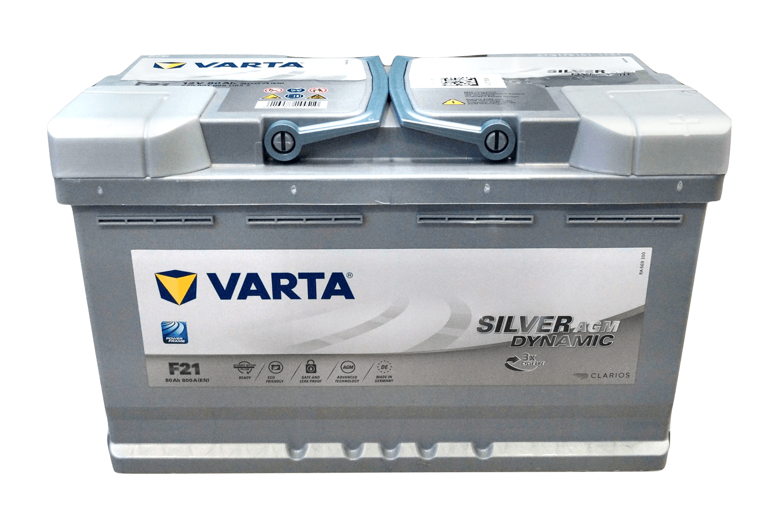 Аккумуляторная батарея VARTA SILVER AGM 6СТ80 F21 580 901 080 фотография №1