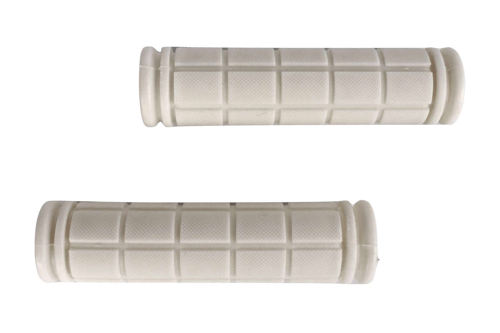 Ручка резиновая руля Dead fly пара 120х22.2 белая фотография №1