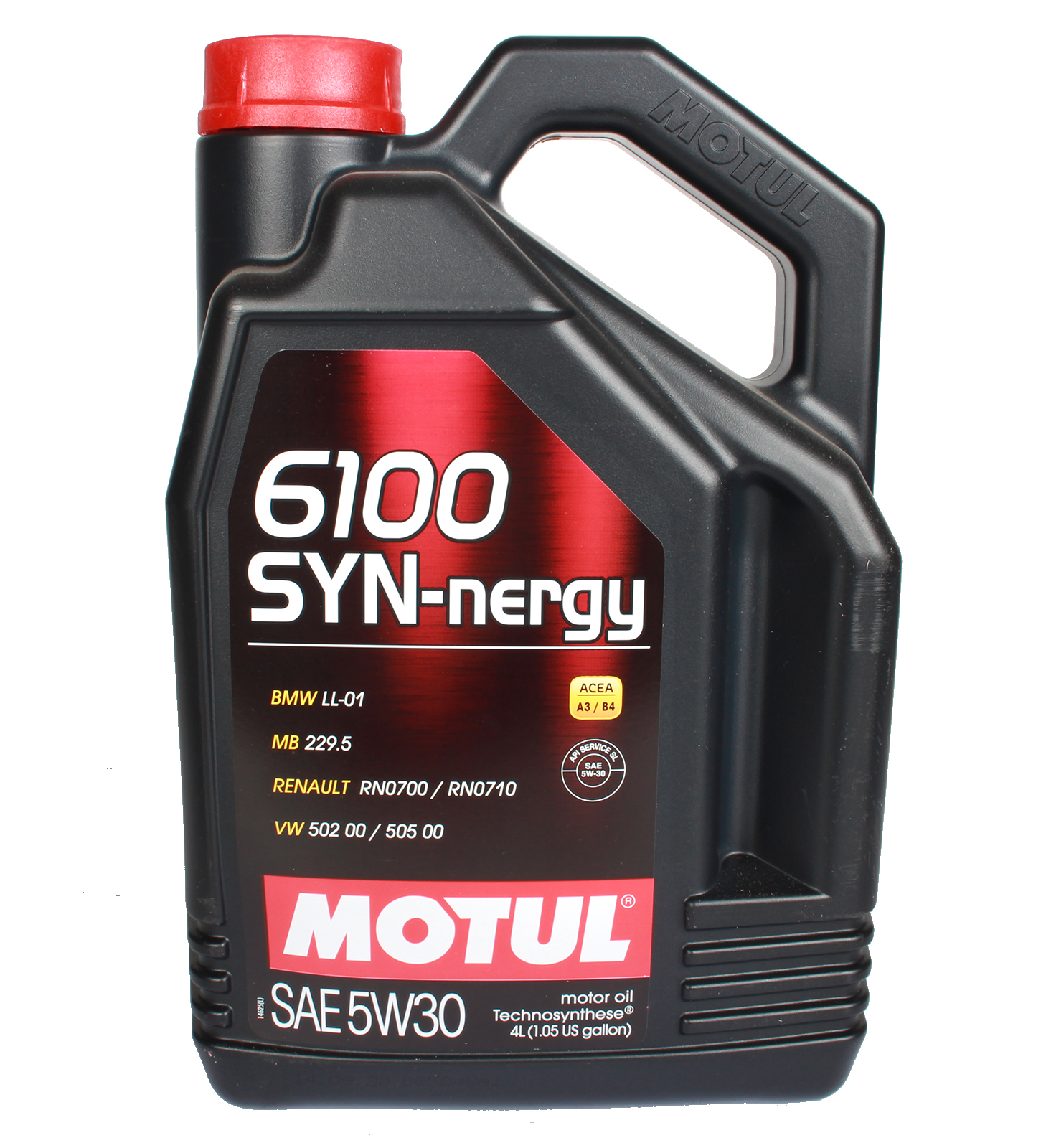 Масло моторное MOTUL 6100 SYN-ERGIE 5W30 4л A3/B4 фотография №1