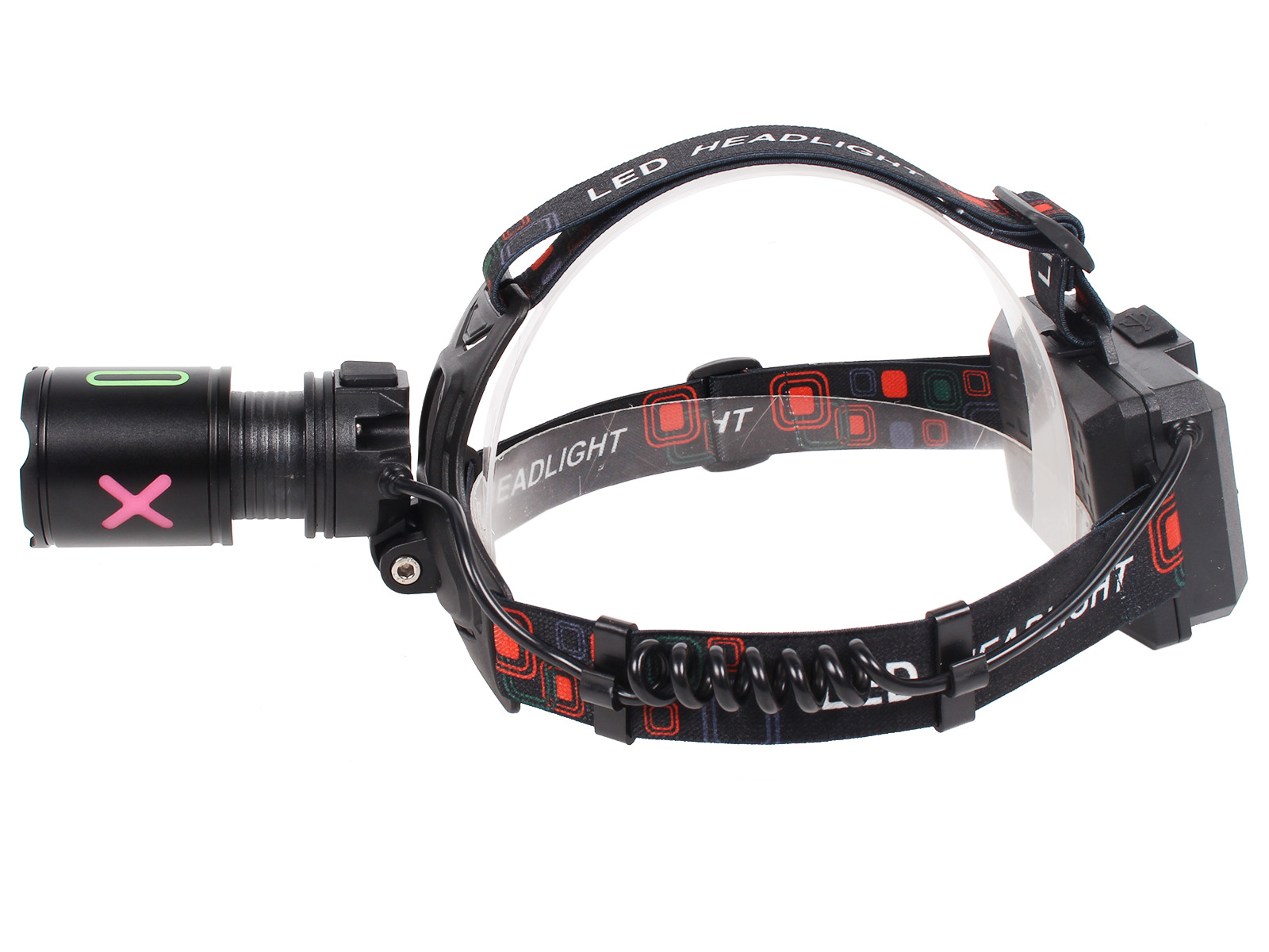 Фонарь налобный светодиодный АКБ 8107 1 режим фотография №2 Фонарь налобный светодиодный АКБ 8107 1 режим фотография №2