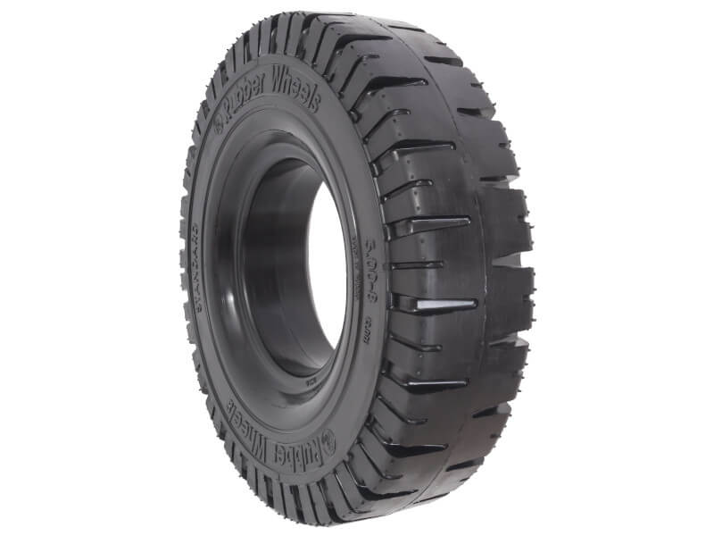 Шина цельнолитая (суперэластик) 5.00-8 Rubber Wheels Standard (без бурта) фотография №2