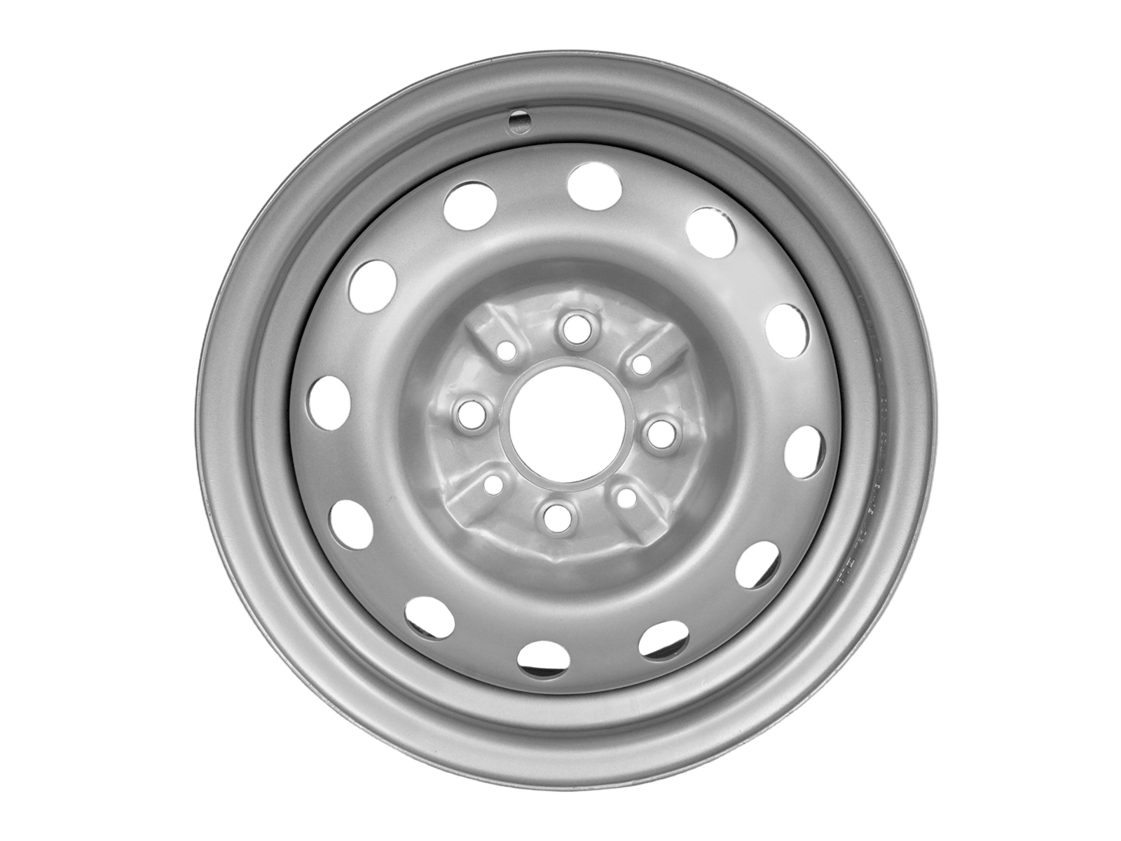 Диск колеса R13х5.0 ВАЗ-2101-07 штампованный серебро 1 штука ТЗСК фотография №1