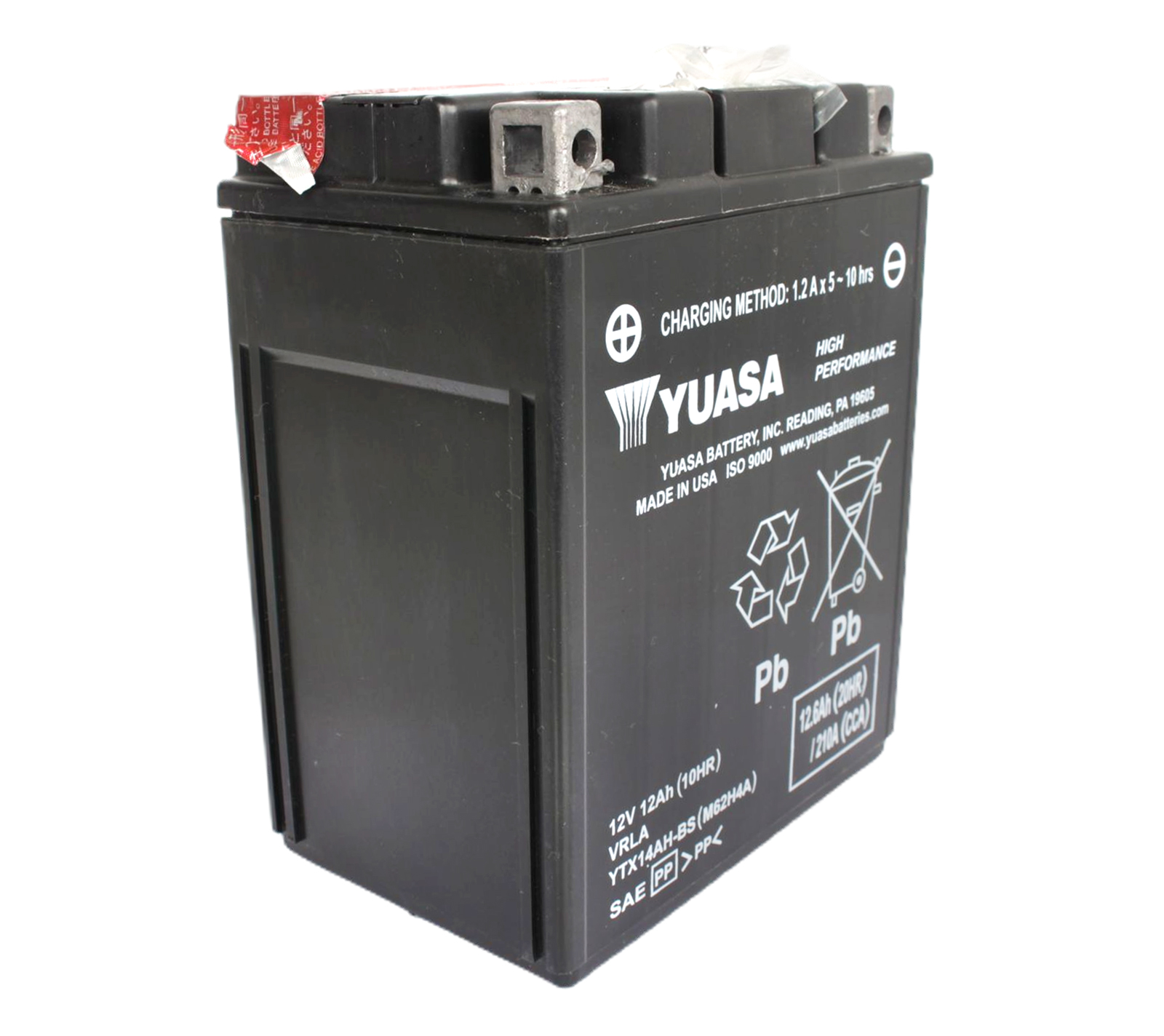 Мотоаккумулятор YUASA YTX14AH BS фотография №2