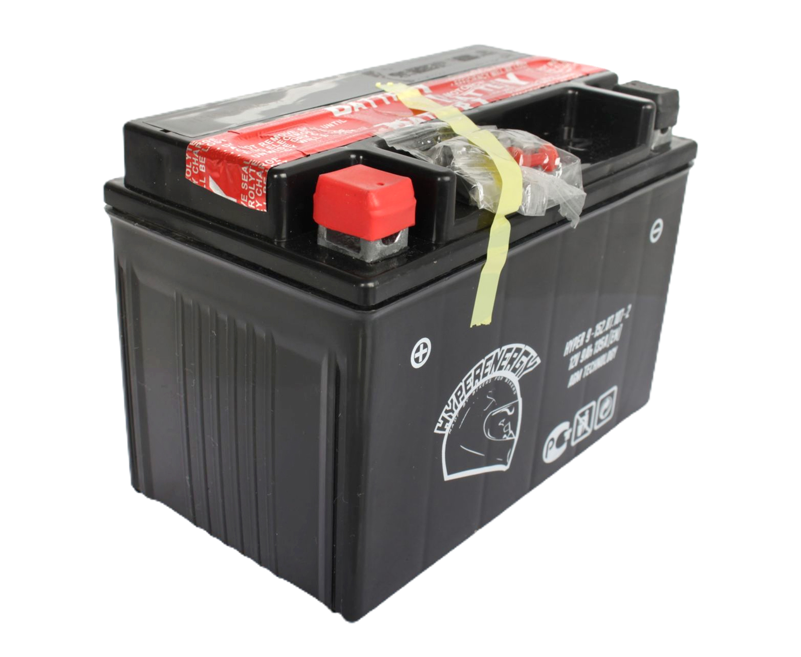 Мотоаккумулятор Hyperlook 12V 9Ah 135A YTX9 BS фотография №3
