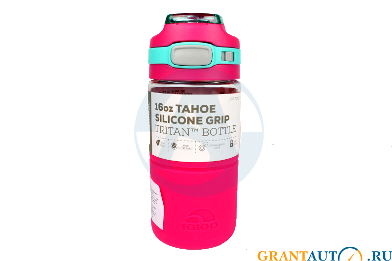 Пластиковая бутылка для воды Igloo Hydration Tahoe 473 мл Pink фотография №2