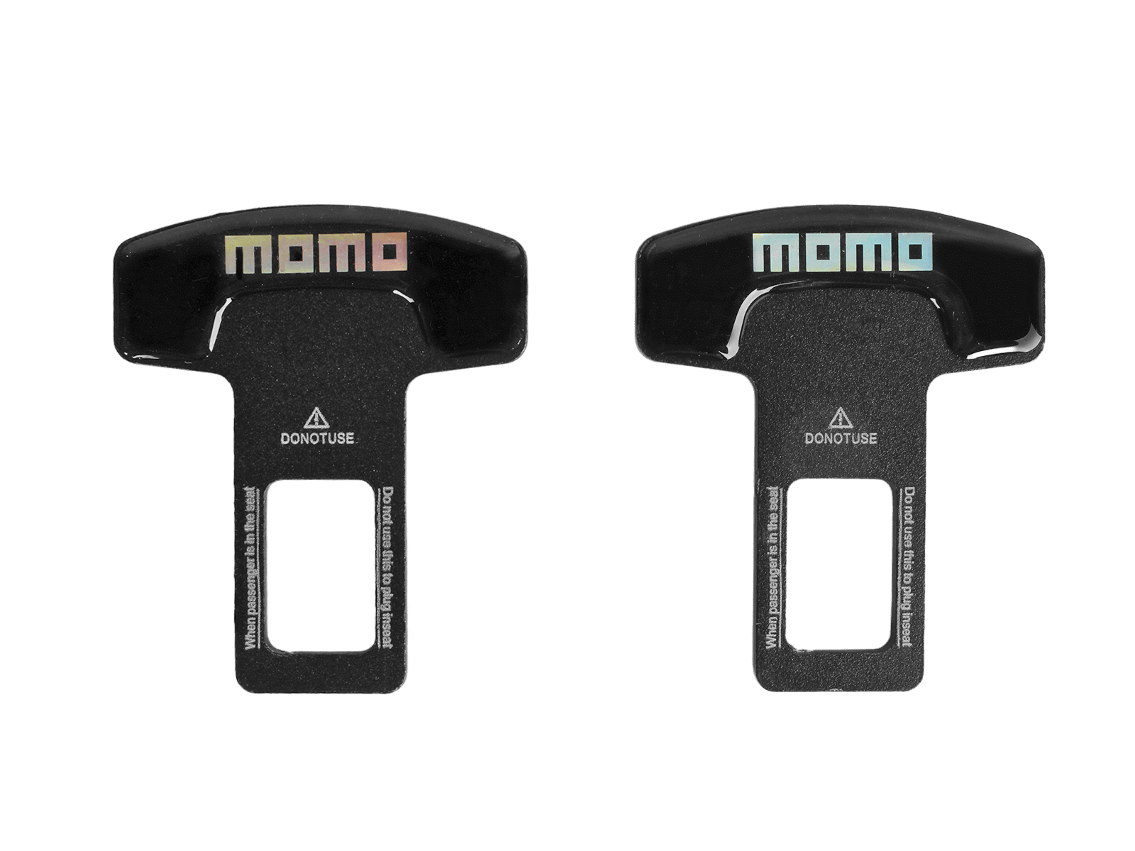 Заглушка ремня безопастности металл.MOMO 2шт фотография №1