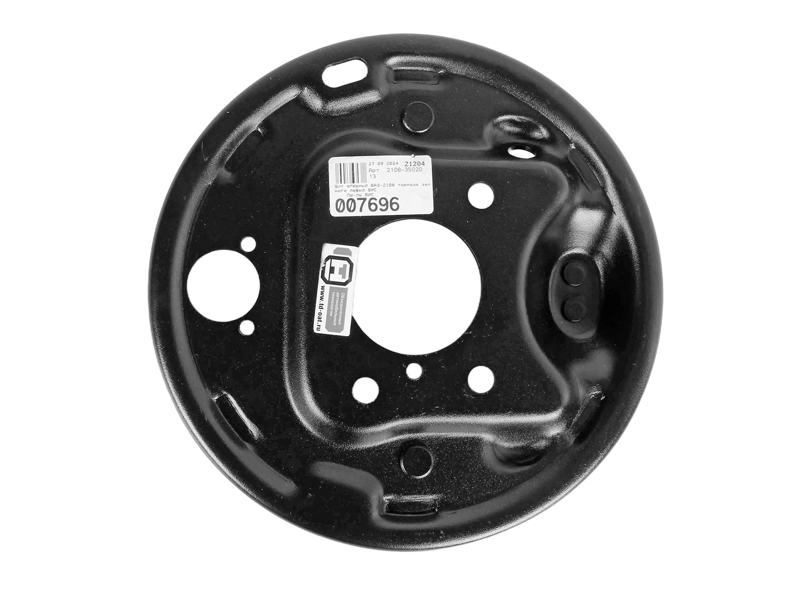 Щит опорный ВАЗ-2108 тормоза заднего левый фотография №5