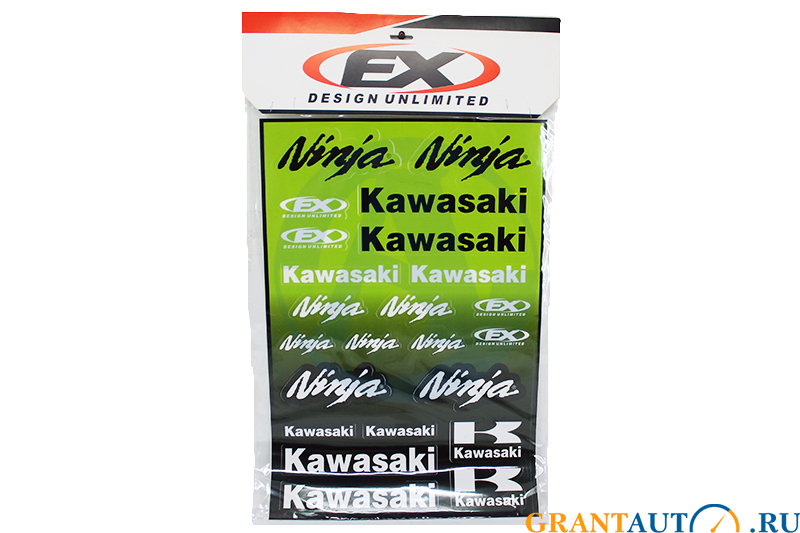 Наклейка KAWASAKI 49х33см фотография №1