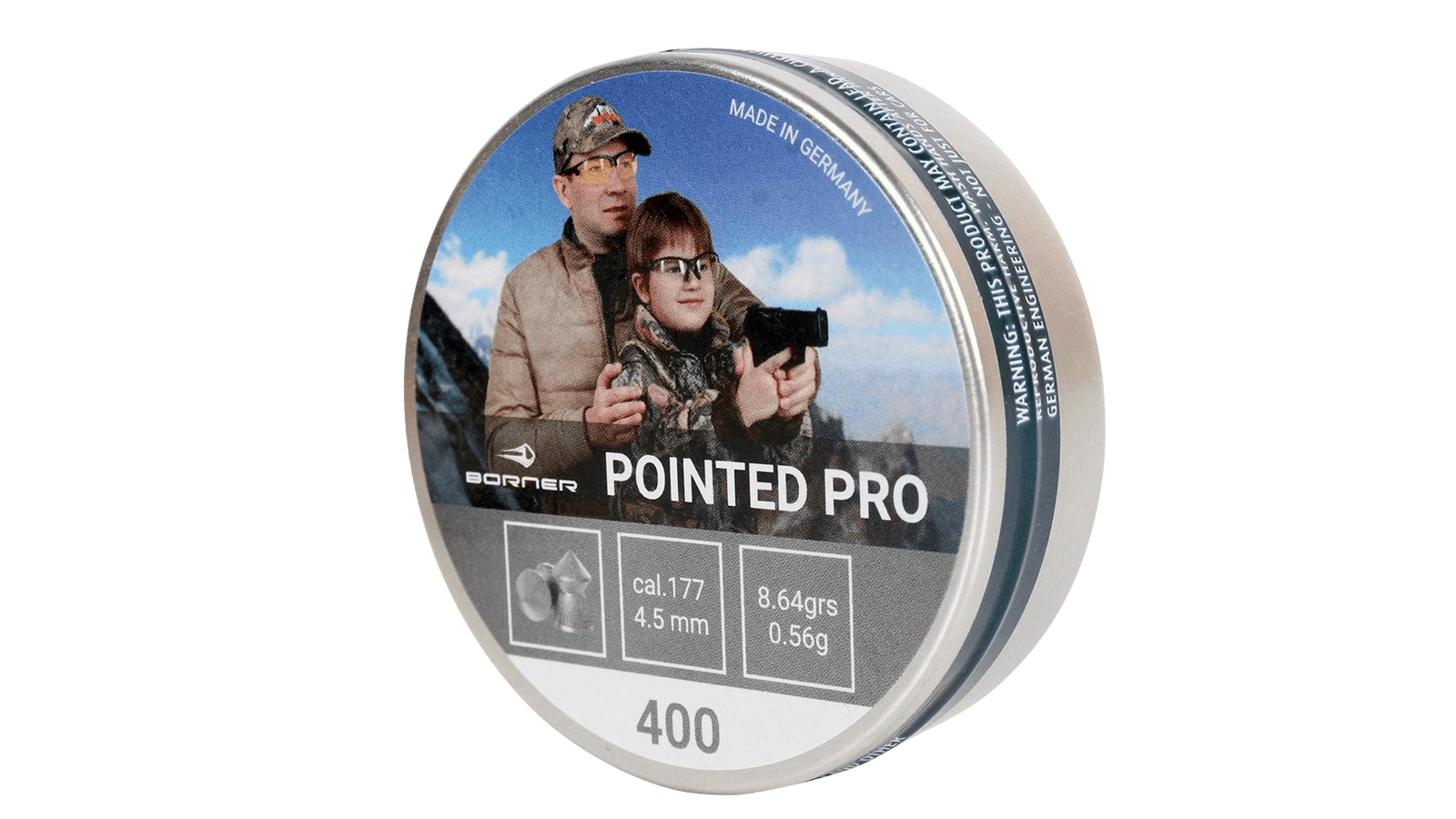 Пули пневматические Borner Pointed  Pro 400шт фотография №1