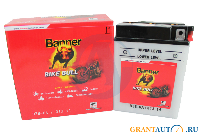Аккумуляторная батарея BANNER Bike Bull B38-6A фотография №1