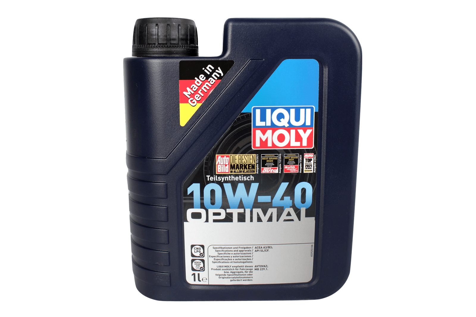 Масло моторное LIQUI MOLY OPTIMAL 10w40 1л фотография №1