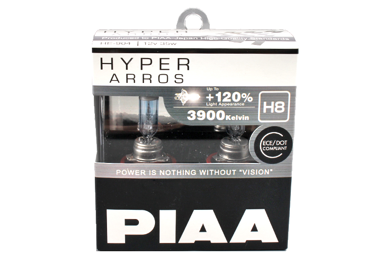Лампа PIAA H8 BULB HYPER ARROS комплект 3900К фотография №1