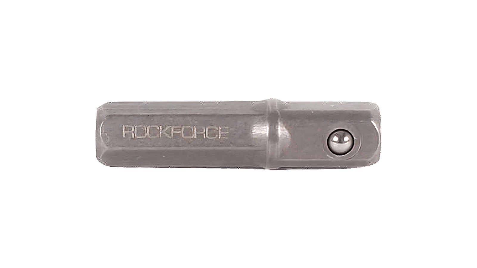 Адаптер-переходник с шестигранника на четырехгранник 1/4 30мм ROCKFORCE фотография №1