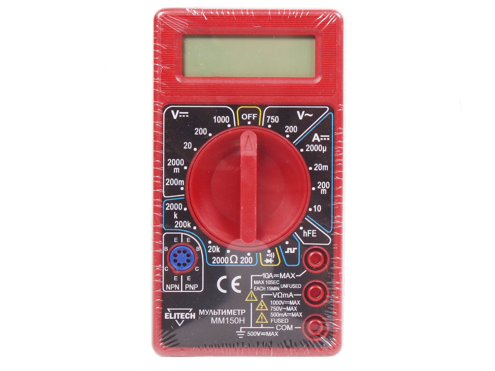 Мультиметр ELITECH ММ 150Н фотография №2