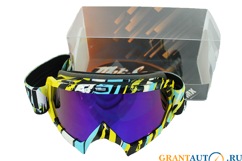 Очки кроссовые STAREZZI GOGGLES MX HAWALL BLUE 156-808 фотография №1