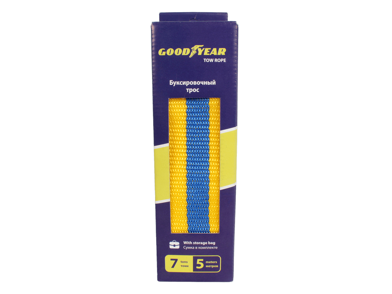Трос буксировочный 7 тонн 5 метров Goodyear фотография №4