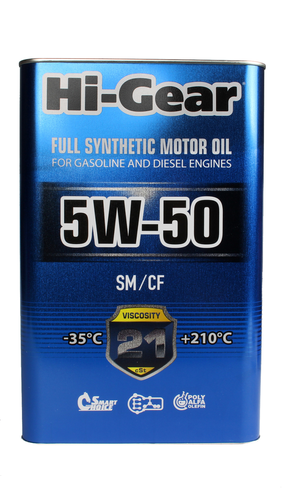 Масло моторное Hi-Gear 5W50 SM/CF 4л фотография №1