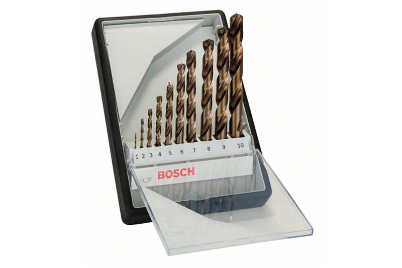 Набор сверл  BOSCH 10шт 1-10 мм HSS-CO фотография №2